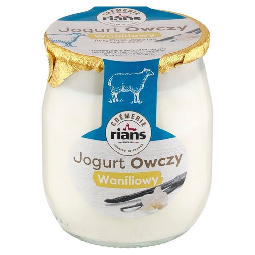Jogurt z mleka owczego o smaku waniliowym Rians 115 g