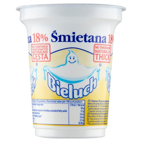 Śmietana 18%   Bieluch 330 g