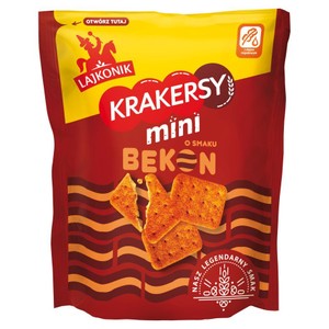 Krakersy mini o smaku bekon Lajkonik 100 g