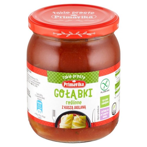 Gołąbki wegetariańskie z kaszą jaglaną  Primavika 480 g