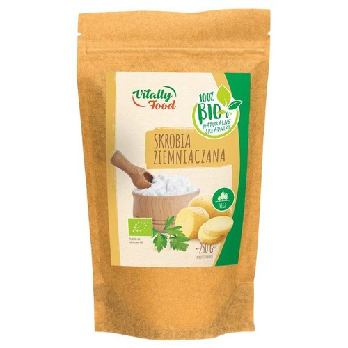 BIO Skrobia ziemniaczana  Vitally Food 250 g