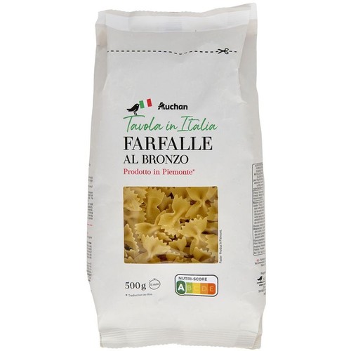 Makaron Farfalle Al Bronzo kokardki Auchan 500 g