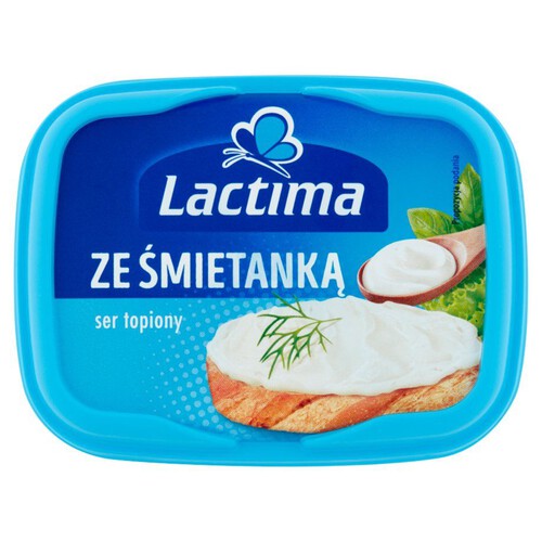 Ze Śmietanką ser topiony Lactima 130 g