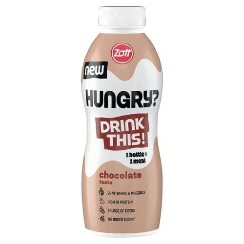 Hungry Drink o smaku czekoladowym Zott 500 ml