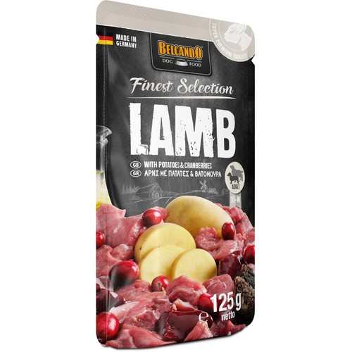 Karma mokra dla psów z jagnięciną i ziemniakami Belcando 125 g