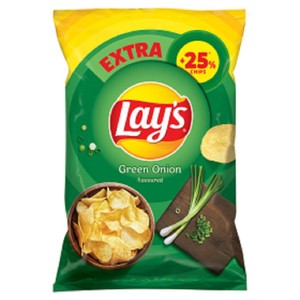 Chipsy ziemniaczane o smaku zielonej cebulki  Lay's 163 g