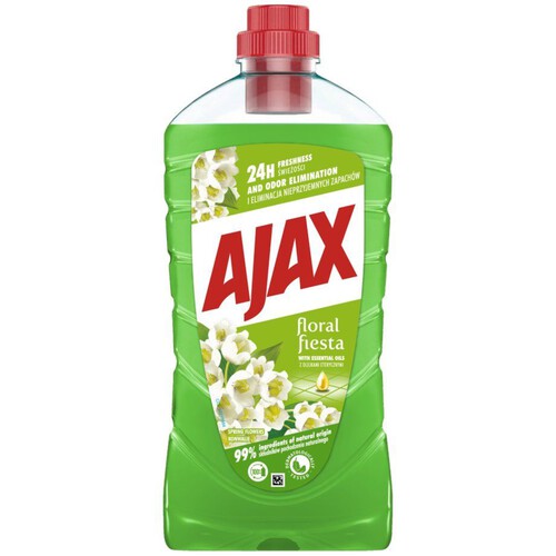 Floral Fiesta płyn do czyszczenia zielony Ajax 1 l