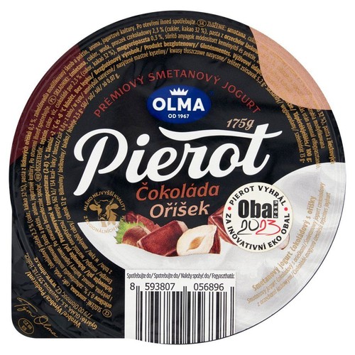 Pierot Jogurt śmietankowy orzechowo czekoladowy Olma 175 g