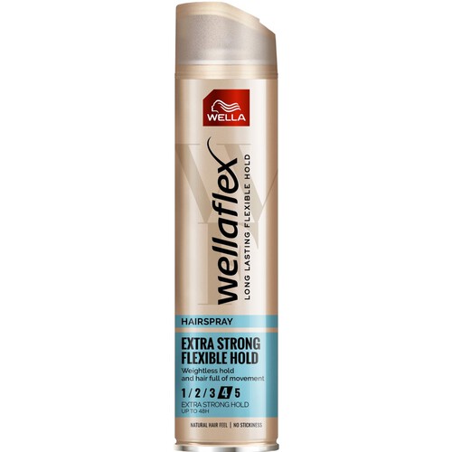 Lakier do włosów Extra Strong Hold Wellaflex 250 ml