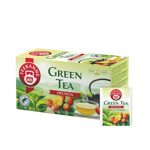 Green Tea Opuncia aromatyzowana herbata zielona  Teekanne 20 torebek