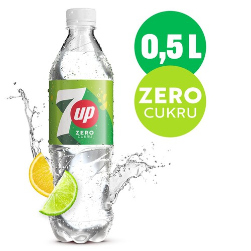 Napój gazowany o smaku cytrynowo-limonkowym  7UP Zero Cukru 500 ml