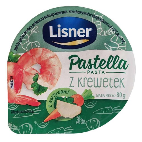 Pastella pasta z krewetek Lisner 80 g