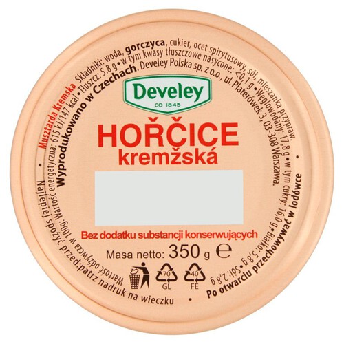 Musztarda Kremska Develey 350 g