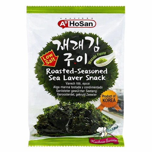 Prażone chipsy z glonów nori HoSan 2,4 g