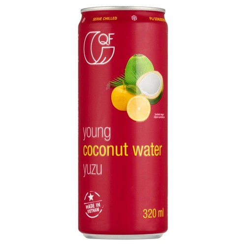 Woda kokosowa z puree z yuzu  QF 320 ml