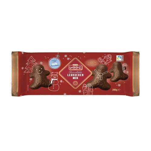 Piernikowe ludziki w czekoladzie mlecznej Lambertz 200 g
