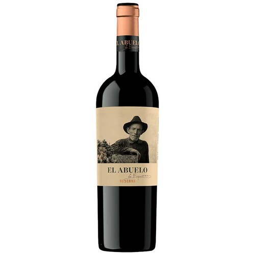 Wino hiszpańskie czerwone wytrawne Reserva alk. 14,0% obj. El Abuelo 750 ml