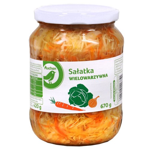 Sałatka wielowarzywna Auchan 670 g