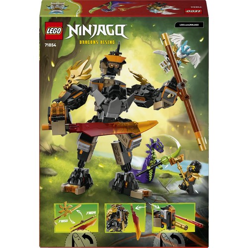 Zabawka NINJAGO® Mech specjalny Cole’a i Zane w smoczej zbroi 71854 LEGO 1 sztuka