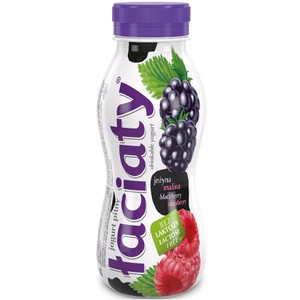 Jogurt pitny bez laktozy malina jeżyna Łaciaty 250 ml