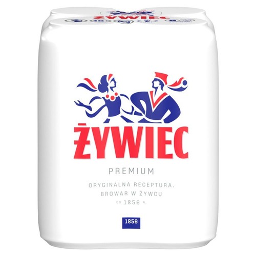 Piwo jasne Premium alk. 5,5% obj.  Żywiec 4 x 500 ml