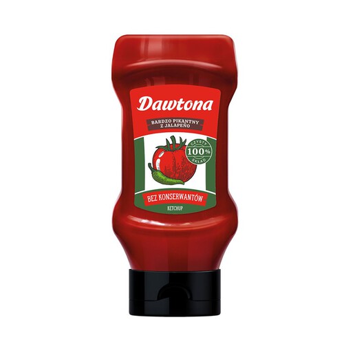 Ketchup bardzo pikantny Dawtona 450 g 