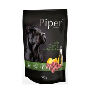 Karma mokra dla psów z dziczyzną Piper 500 g