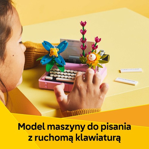 Creator 3 w 1 Maszyna do pisania z kwiatami 31169 LEGO 1 sztuka