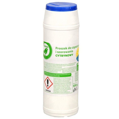 Proszek do czyszczenia i szorowania, cytrynowy. Auchan 500 g