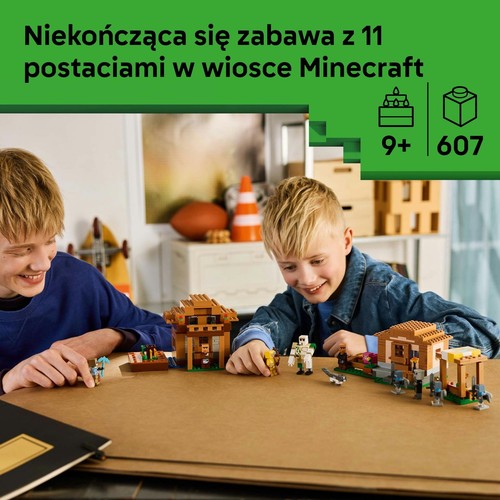 Minecraft Najazd przywoływaczy na wioskę 21596 LEGO 1 sztuka