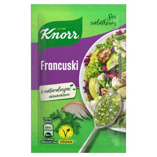 Sos sałatkowy francuski Knorr 9 g