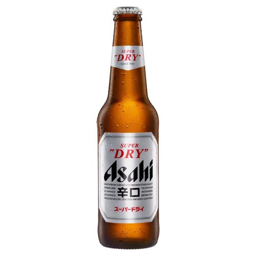 Piwo japońskie premium lager Super Dry alk. 5,2% obj.  Asahi 330 ml