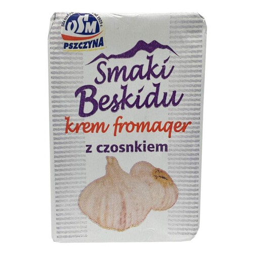 Serek krem fromager z czosnkiem Smaki Beskidu 75 g