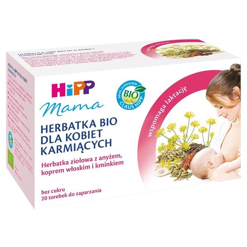BIO Herbatka dla kobiet karmiących  HIPP 20 torebek