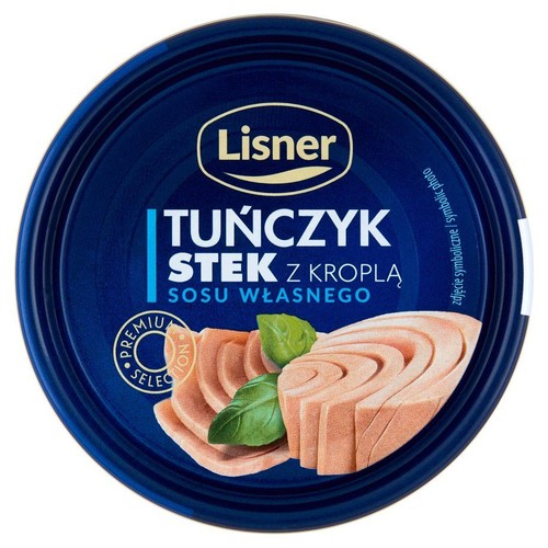 Tuńczyk stek z kroplą sosu własnego Lisner 120 g