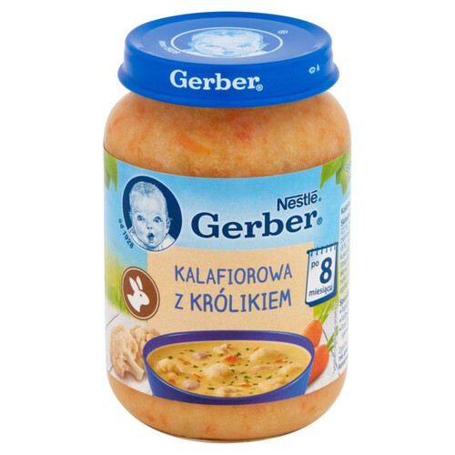 Zupa kalafiorowa z królikiem Gerber 190 g