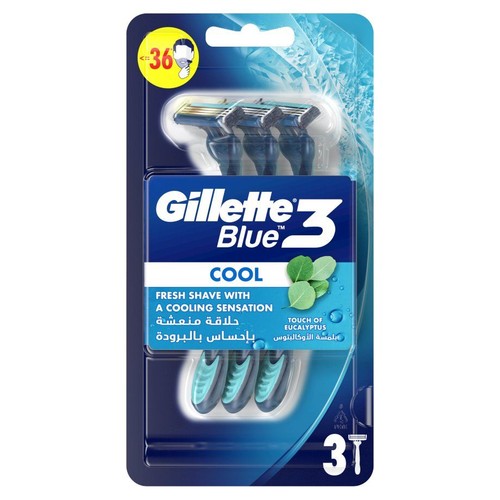 Blue3 Cool maszynka jednorazowa 3 ostrza Gillette 1 sztuka