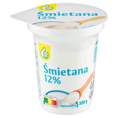 Śmietana 12%  Auchan 330 g