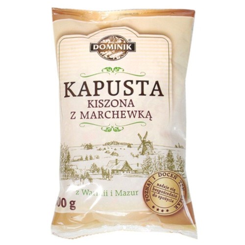 Kapusta kiszona z marchewką Dominik 1 kg