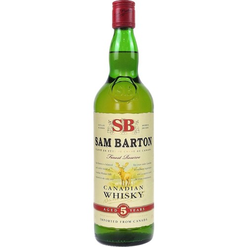 Whisky kanadyjska 5-letnia alk. 40% Sam Barton 700 ml