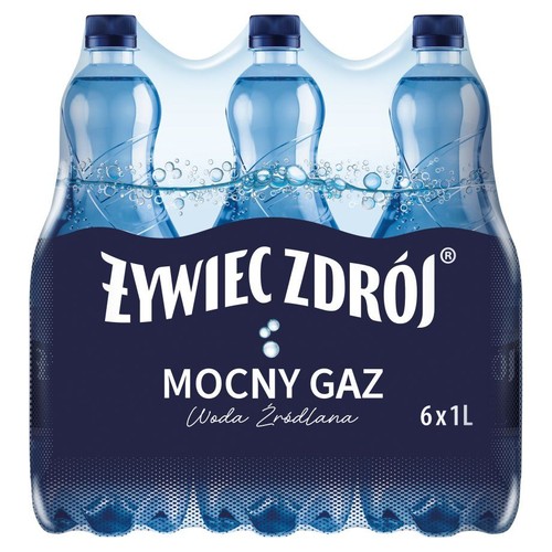 Woda gazowana Mocny Gaz Żywiec Zdrój 6 x 1 l