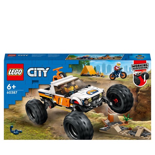 City Przygody samochodem terenowym z napędem 4x4 60387 LEGO 1 sztuka