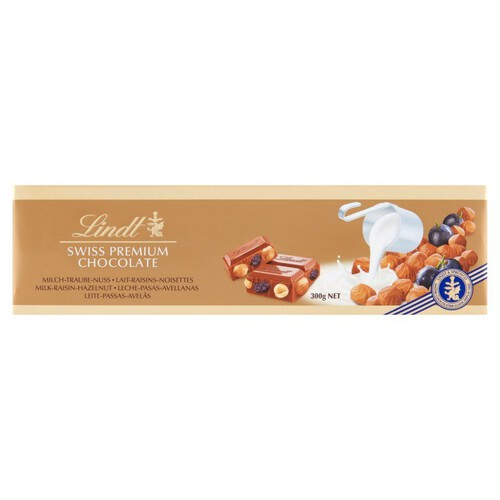 Czekolada mleczna z bakaliami Lindt 300 g