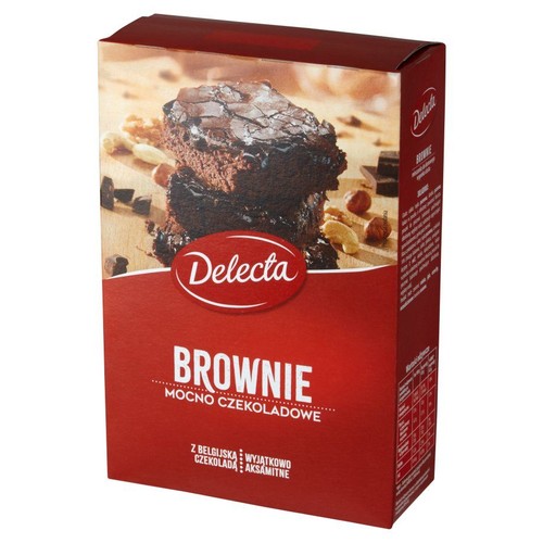 Ciasto Brownie mocno czekoladowe Delecta 550 g