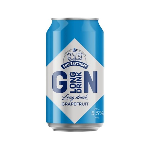 Drink alkoholowy Long Drink Gin Grapefruit alk. 5,5% obj. Siinebrychoff 330 ml