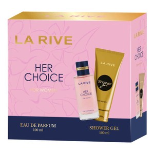 Zestaw Her Choice woda perfumowana + żel pod prysznic LA RIVE zestaw