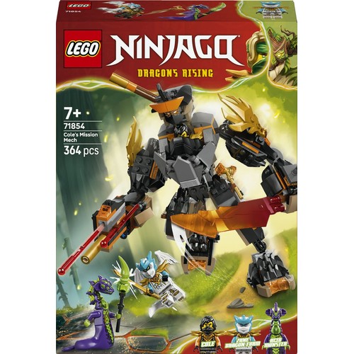 Zabawka NINJAGO® Mech specjalny Cole’a i Zane w smoczej zbroi 71854 LEGO 1 sztuka