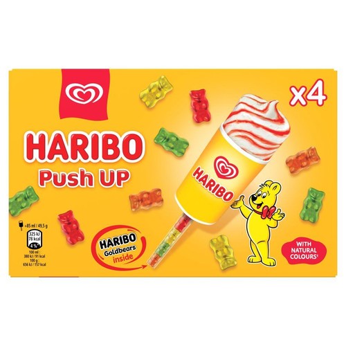 Lody owocowe Haribo  Algida 6 x 85 ml
