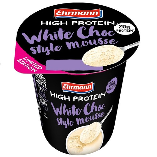 High Protein Mus biała czekolada Ehrmann 200 g