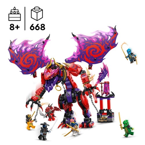 NINJAGO® Smok chaosu Kiełogrzmot 71832 LEGO 1 sztuka